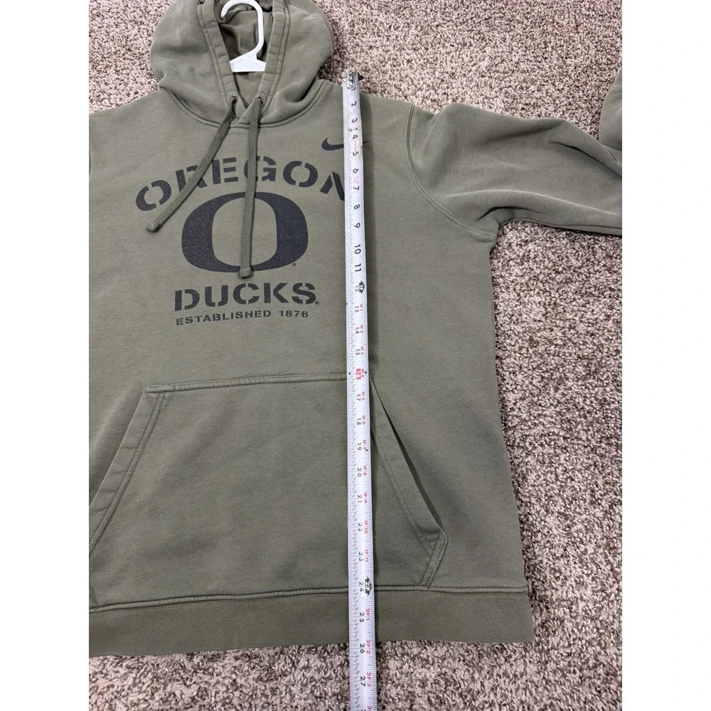 Nike Oregon Ducks Pullover Hoodie Olive Green Men's Medium NCAA Sweatshirt